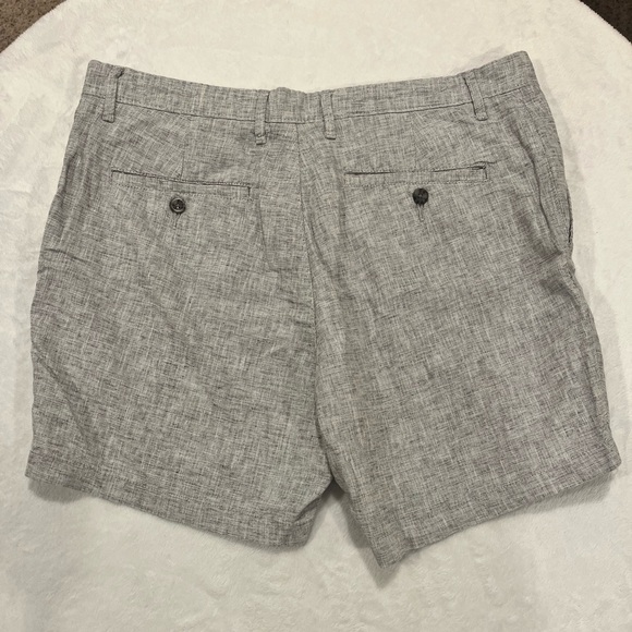 Goodfellow & Co Men’s 36 Every Wear Linen Blend Shorts 7" Inseam Gray - Picture 2 of 8